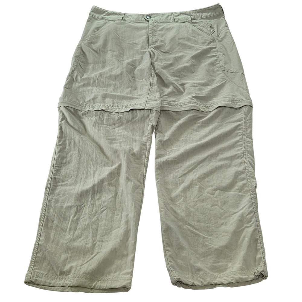 Columbia‎ Titanium Convertible Hiking Pants Womens Size 14 Beige